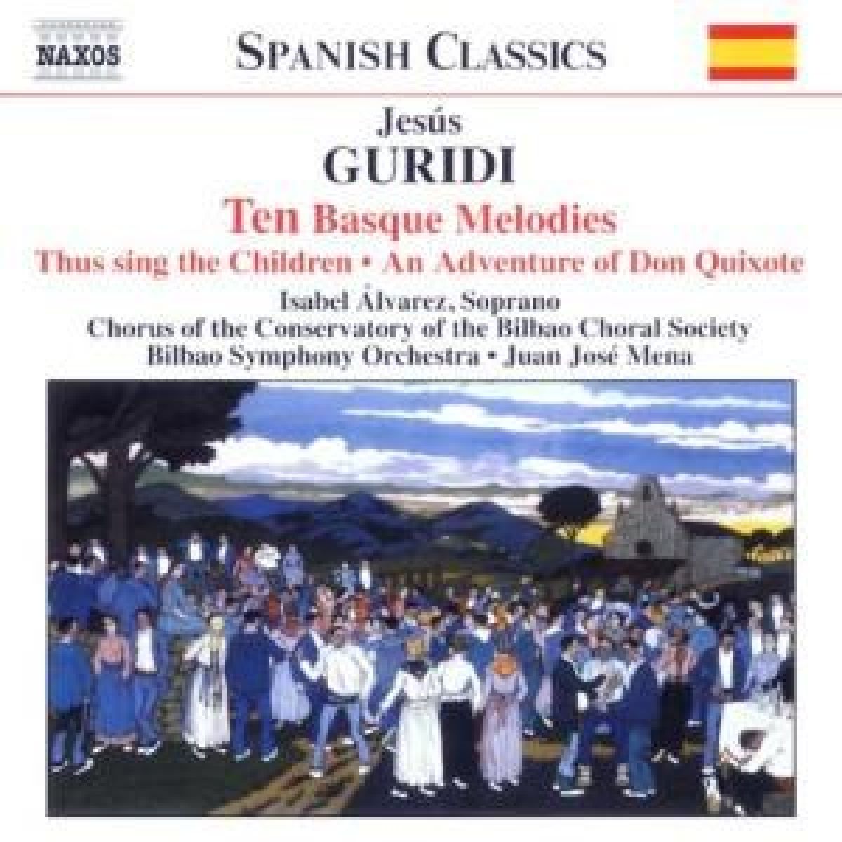 Afbeelding van Isabel Álvarez, Bilbao Symphony Orchestra, Juan José Mena - Guridi: Ten Basque Melodies