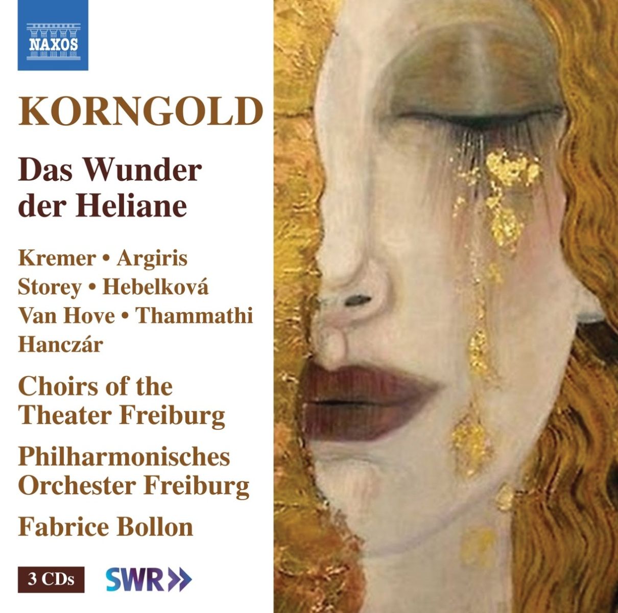 Afbeelding van György Hanczár, Choirs Of The Theater Freiburg, Philharmonisches Orchester Freiburg, Fabrice Bollon - Korngold: Das Wunder Der Heliane