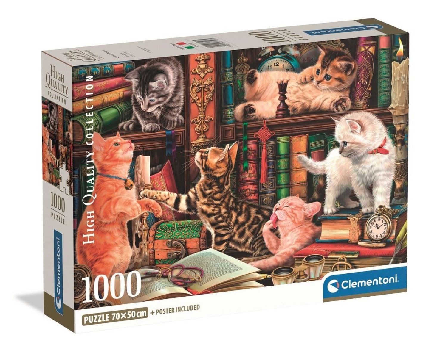 Curious Whiskers HQC (Compact Box 1000 stukjes)