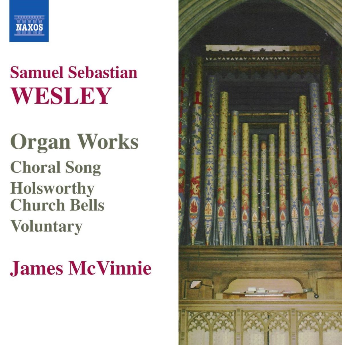 Afbeelding van James McVinnie - Wesley: Organ Music