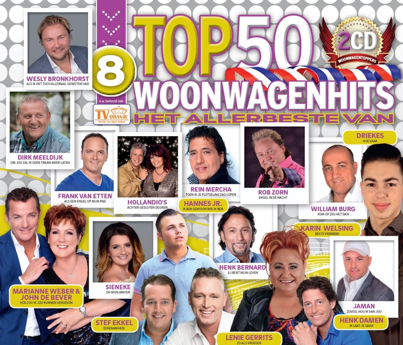 Afbeelding van Various Artists - Woonwagenhits Top 50 Deel 8