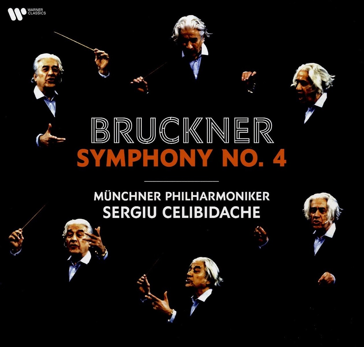 Afbeelding van Münchner Philharmoniker, Sergiu Celibidace - Bruckner: Symphony No. 4