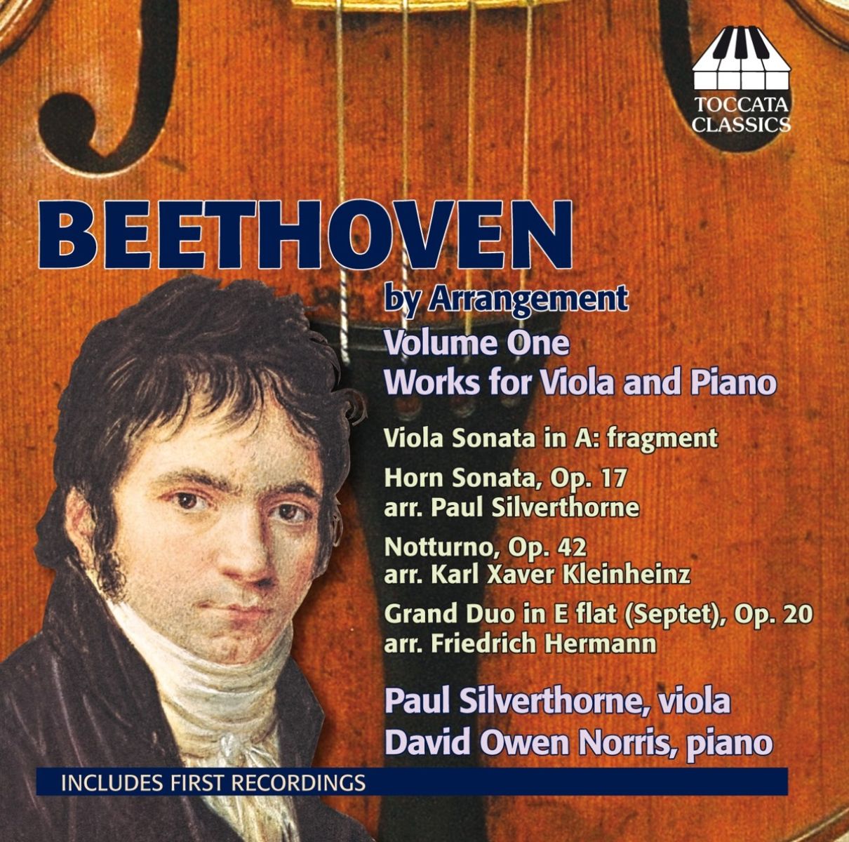 Afbeelding van Paul Silverthorne & David Owen Norris - Beethoven By Arrangement Volume One: Works For Viola And Piano