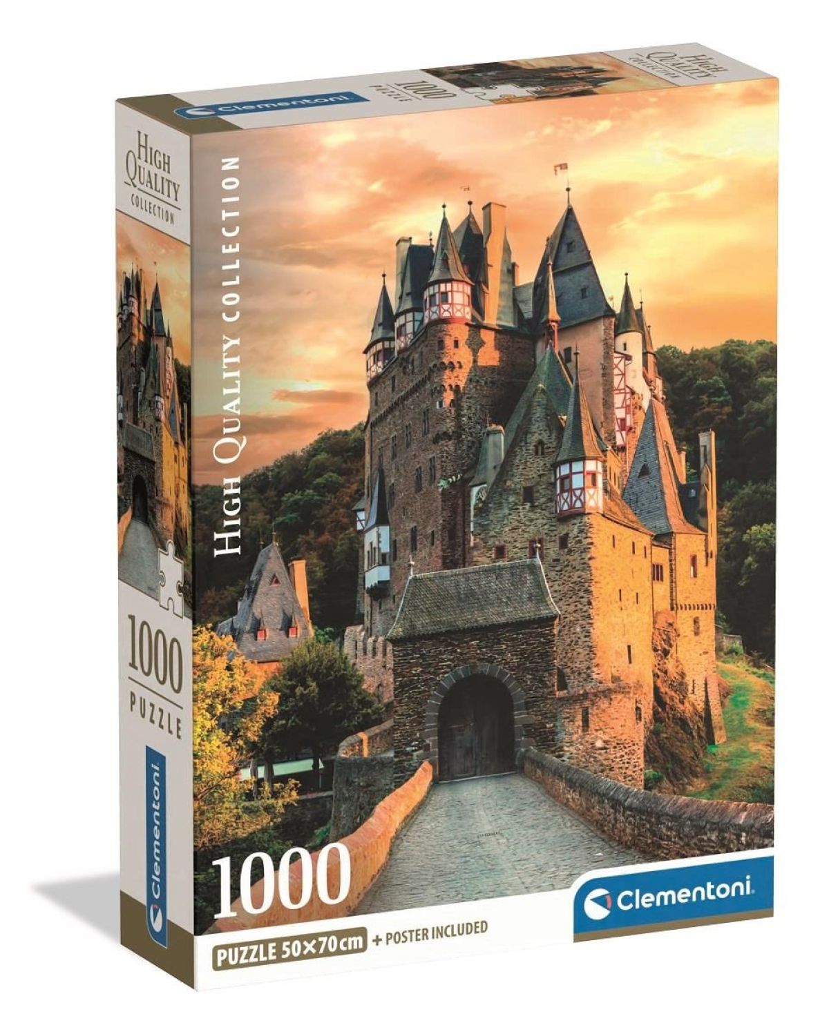 Afbeelding van Golden Hour At Eltz Castle HQC (Compact Box 1000 stukjes)