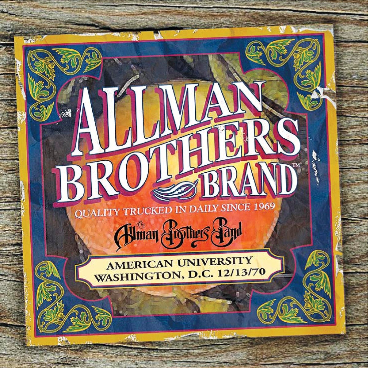 Afbeelding van Allman Brothers Band - American University Washington, D.C. 12/13/70