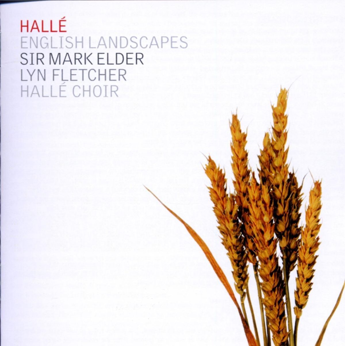 Afbeelding van Hallé, Hallé Choir, Sir Mark Elder - English Landscapes, The Lark Ascend