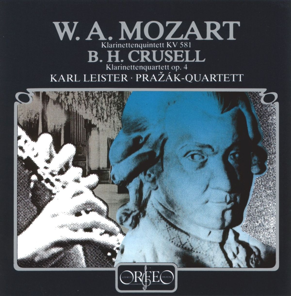 Afbeelding van Karl Leister, Prazák-Quartett - Mozart: Klarinettenquintett/Crusell: Klarinettenquartett