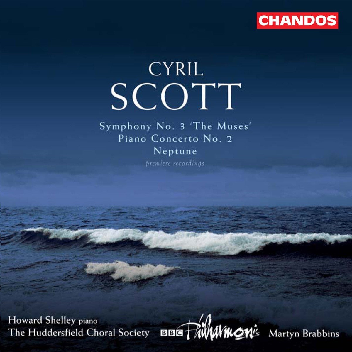 Afbeelding van Howard Shelley, BBC Philharmonic & The Huddersfield Choral - Scott: Neptune | Symphony No. 3 | Piano Concerto