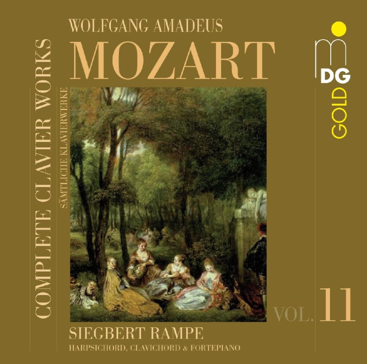 Afbeelding van Siegbert Rampe - Mozart: Complete Clavier Works Vol. 11