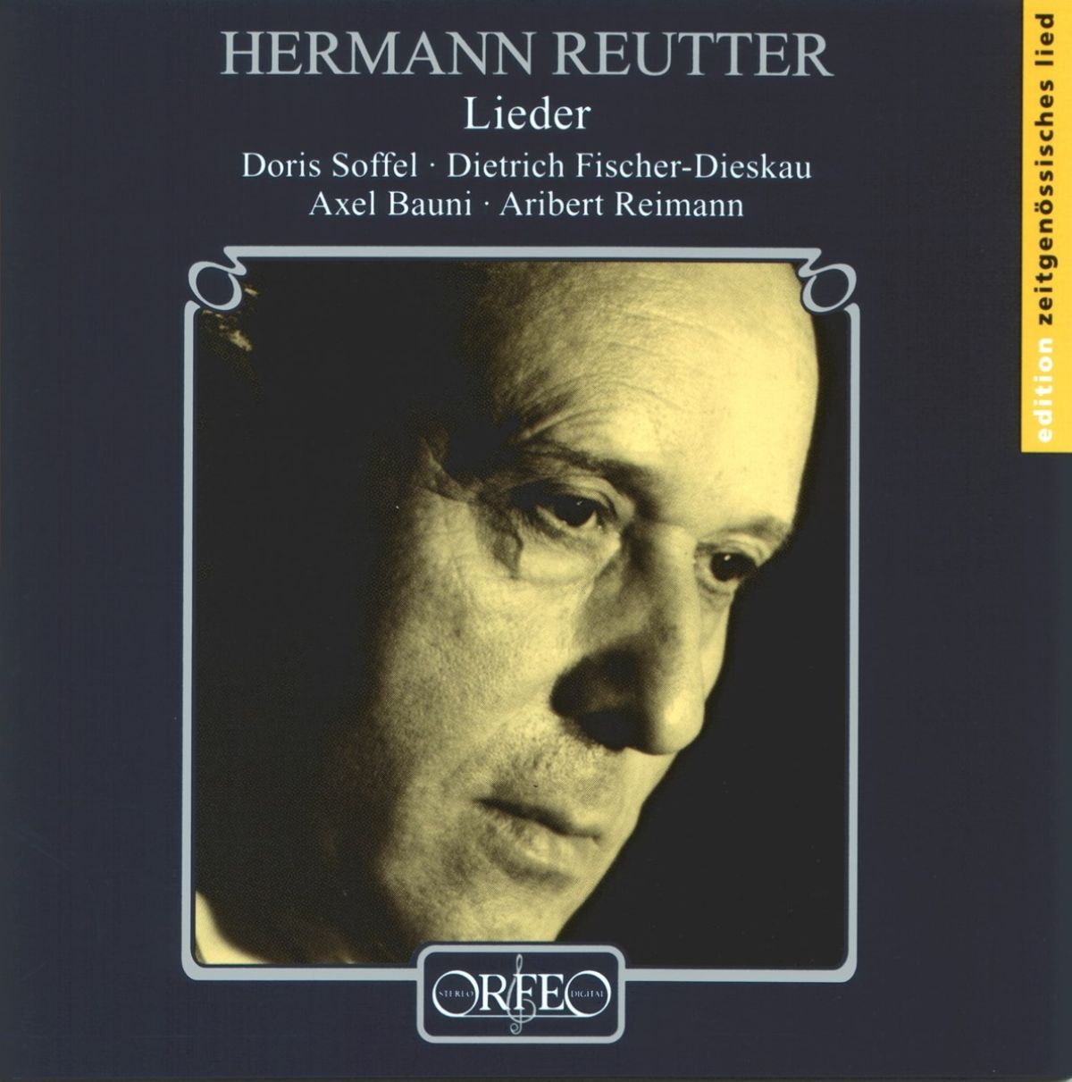 Afbeelding van Doris Soffel, Dietrich Fischer-Diskau, Axel Bauni, Aribert Reimann - Reutter: Lieder