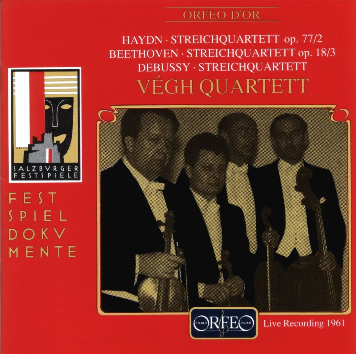 Afbeelding van Quatuor Végh - Streichquartett Op.77| Streichquartett Op.18|3 | Streichquartett