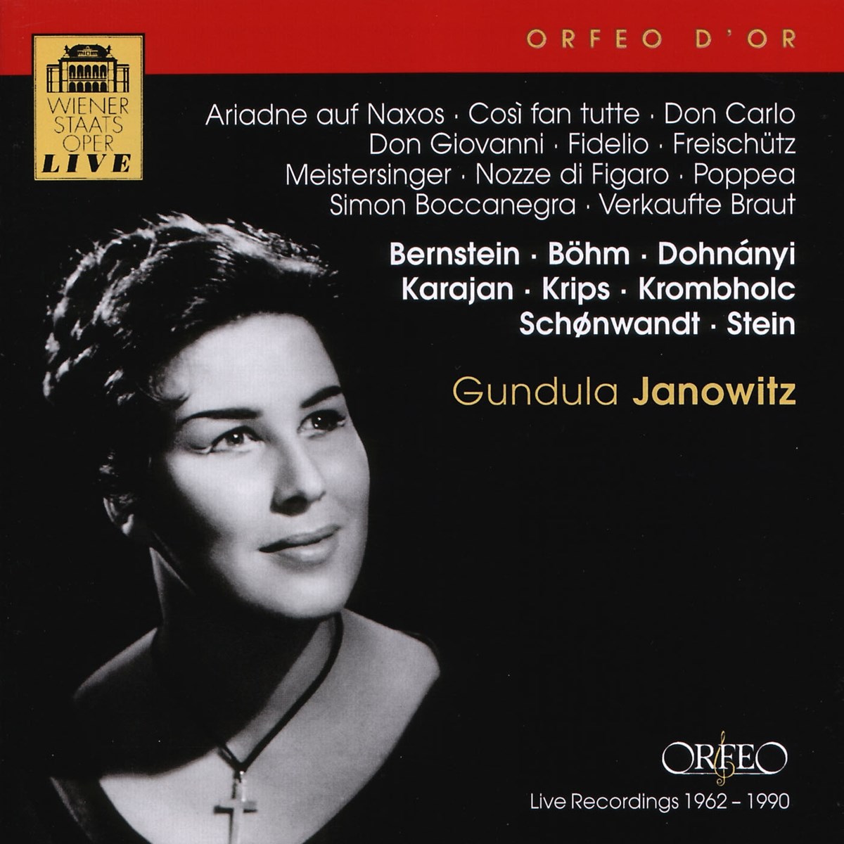 Afbeelding van Gundula Janowitz, Wiener Staatsoper - Live Recordings