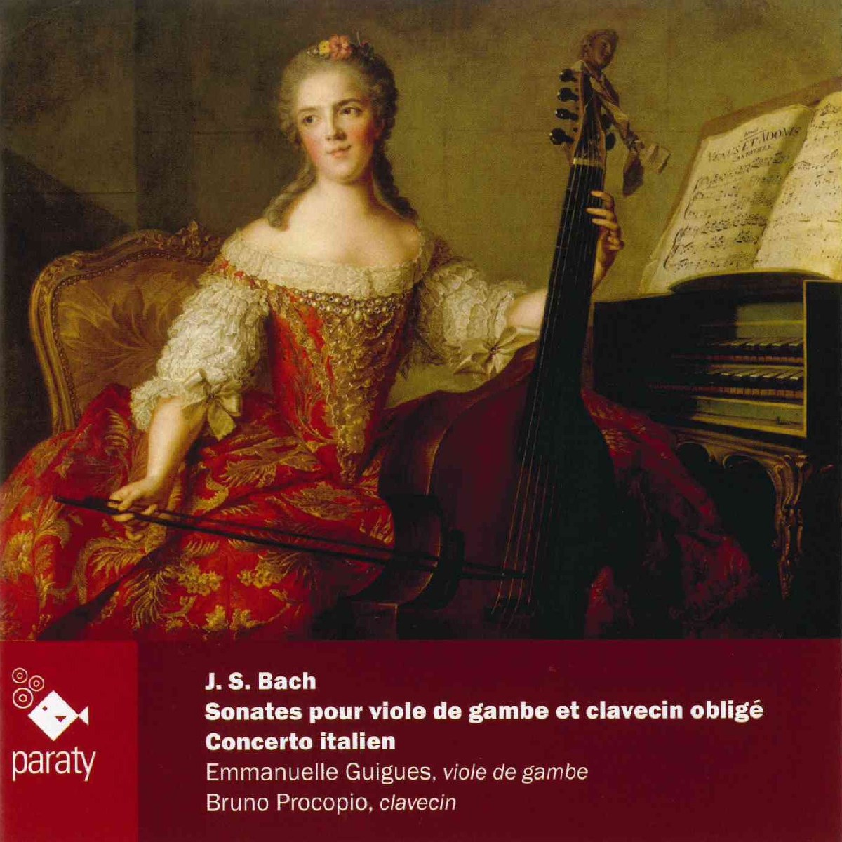 Afbeelding van Bruno Procopio & Emmanuelle Guigues - J.S. Bach: Sonatas For Gamba