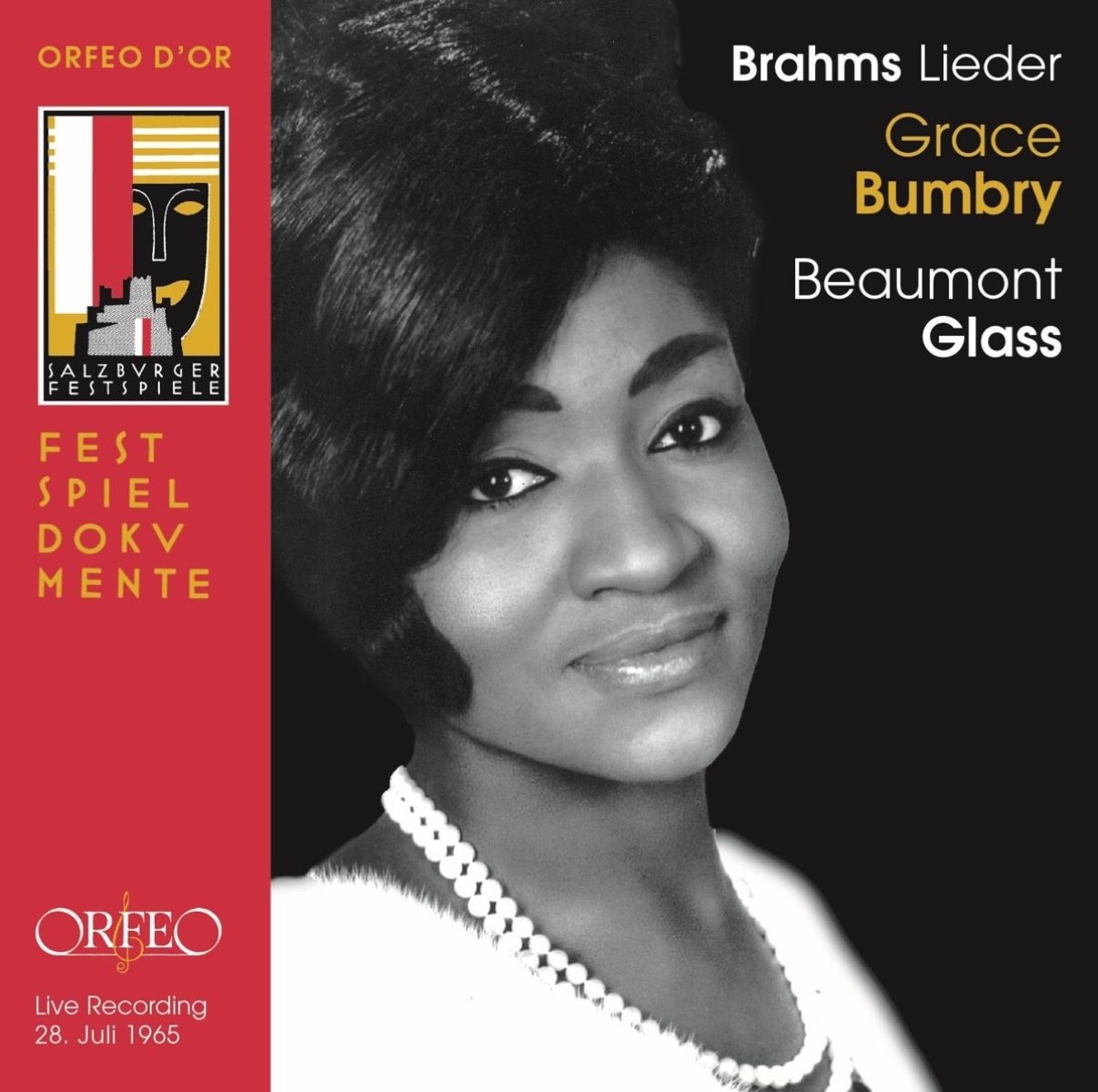 Afbeelding van Grace Bumbry, Beaumont Glass - Brahms: Lieder