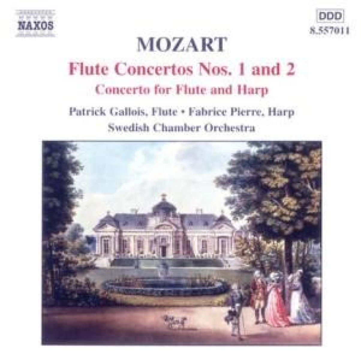 Afbeelding van Pierre Gallois, Fabrice Pierre, Swedish Chamber Orchestra - Mozart: Flute Concertos Nos. 1 & 2