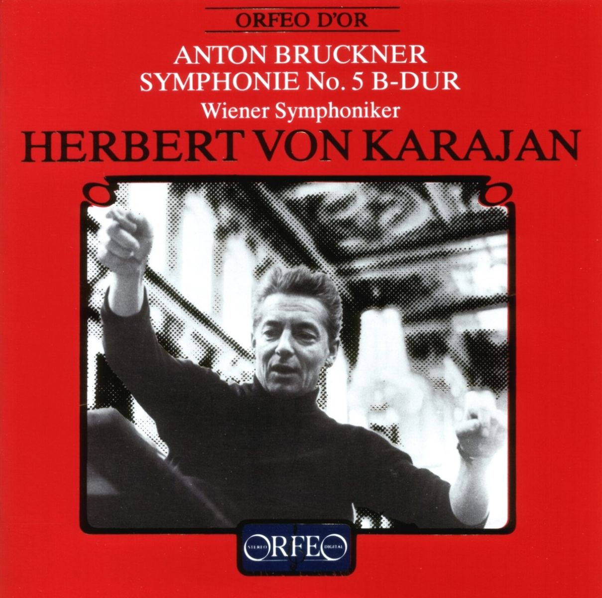 Afbeelding van Wiener Symphoniker, Herbert Von Karajan - Bruckner: Symphonie No. 5 B-Dur