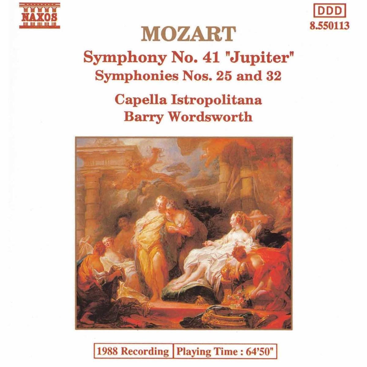 Afbeelding van Capella Istropolitana, Barry Wordsworth - Mozart: Symphonies 25, 32 & 41