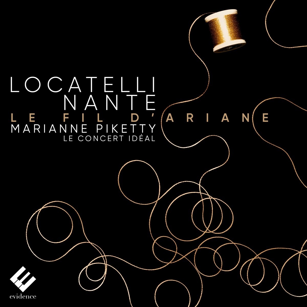 Afbeelding van Alex Nante, Marianne Piketty, Le Concert Idéal - Locatelli: Le Fil D'Ariane
