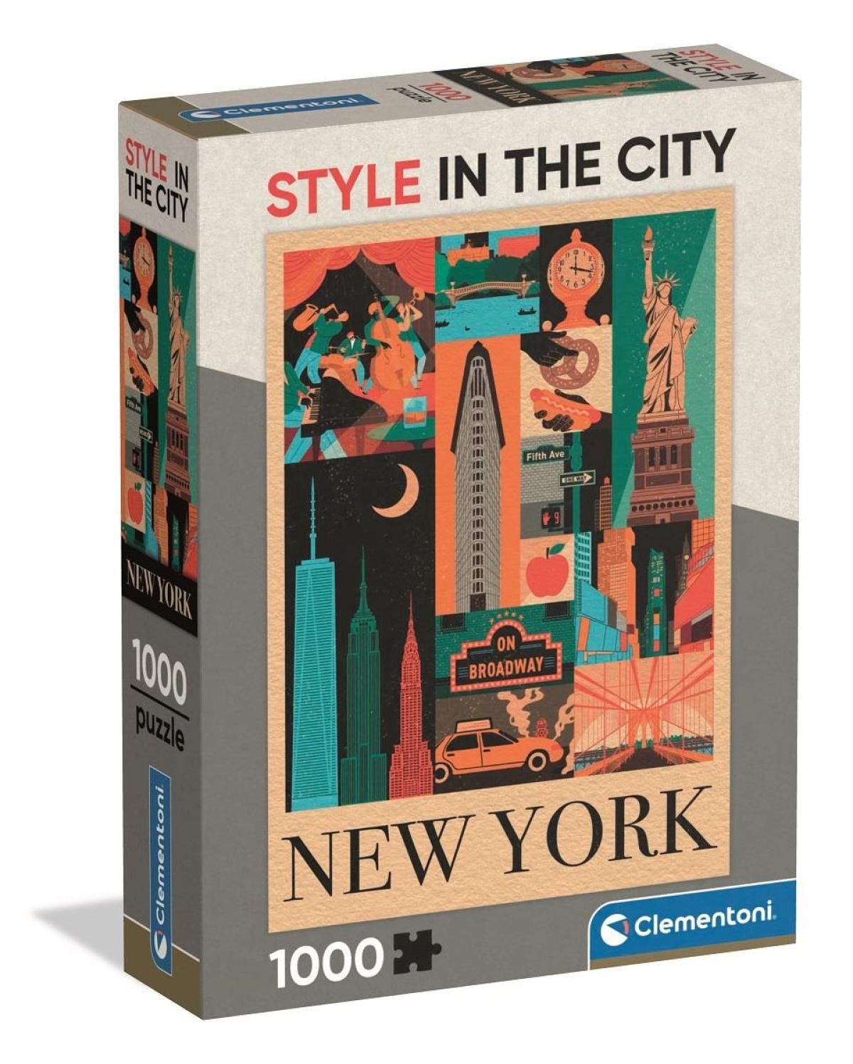 Afbeelding van Style In The City - New York (Compact Box 1000 stukjes)