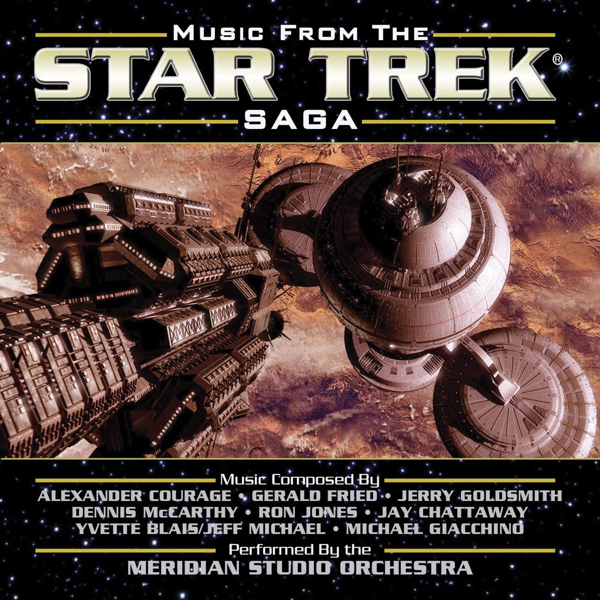 Afbeelding van Meridian Studio Orchestra, Dominik Hauser - Music From The Star Trek Saga Vol 1