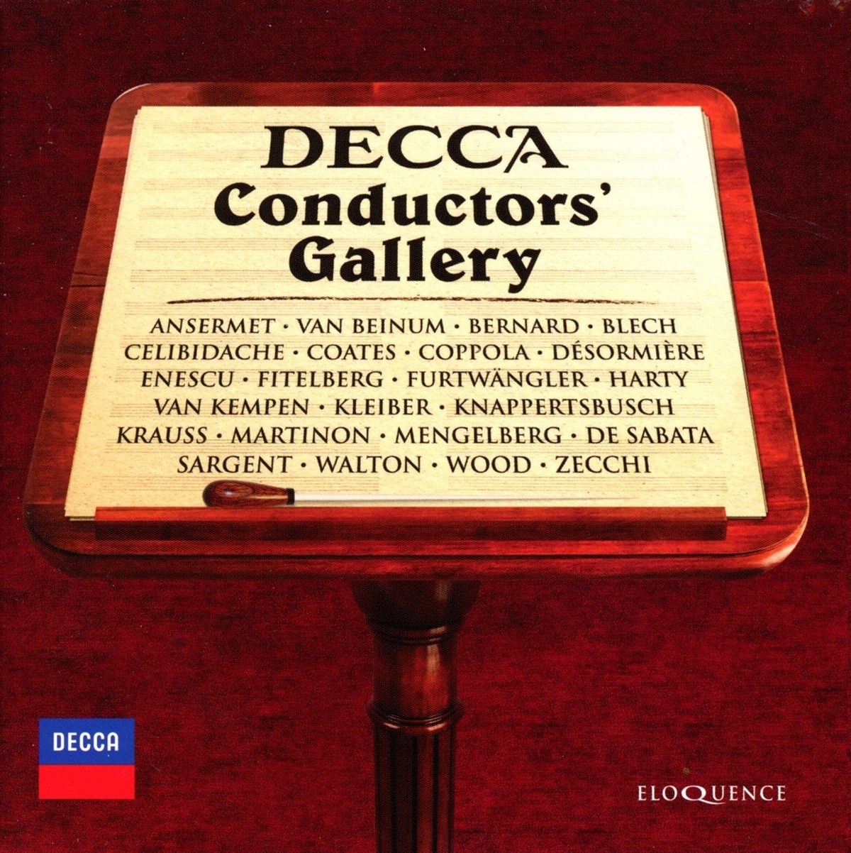 Afbeelding van Carlo Zecchi, Sir Malcolm Sargent, Victor De Sabata, Willem Mengelberg, Jean Martinon - Decca Conductors Gallery