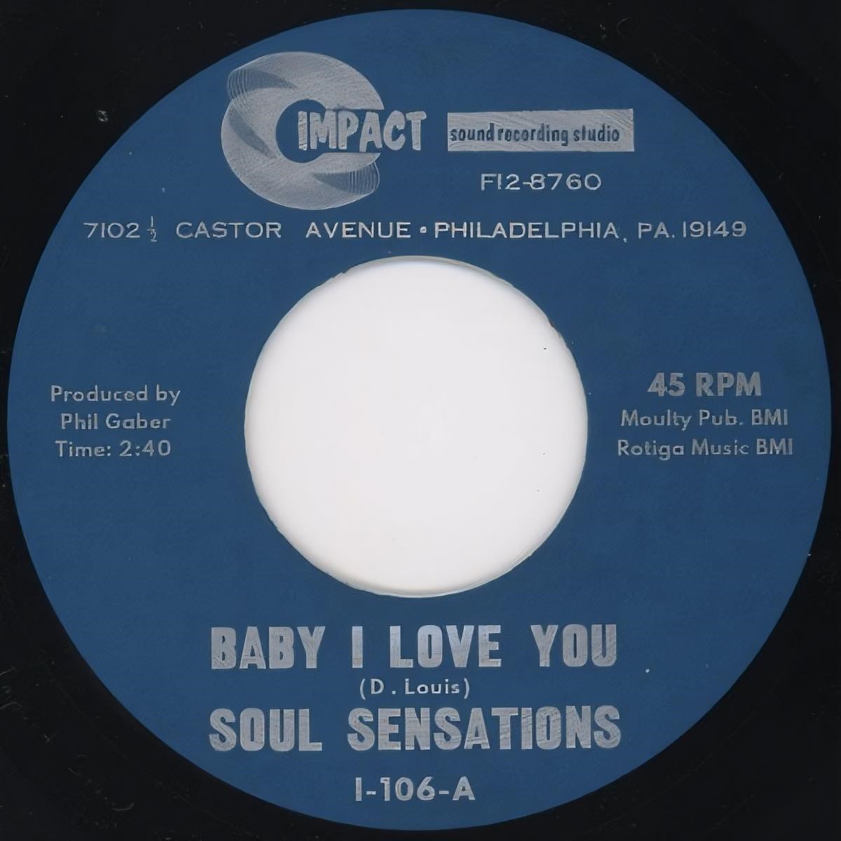 Soul Sensations - Baby I Love You/Round & Round We Go