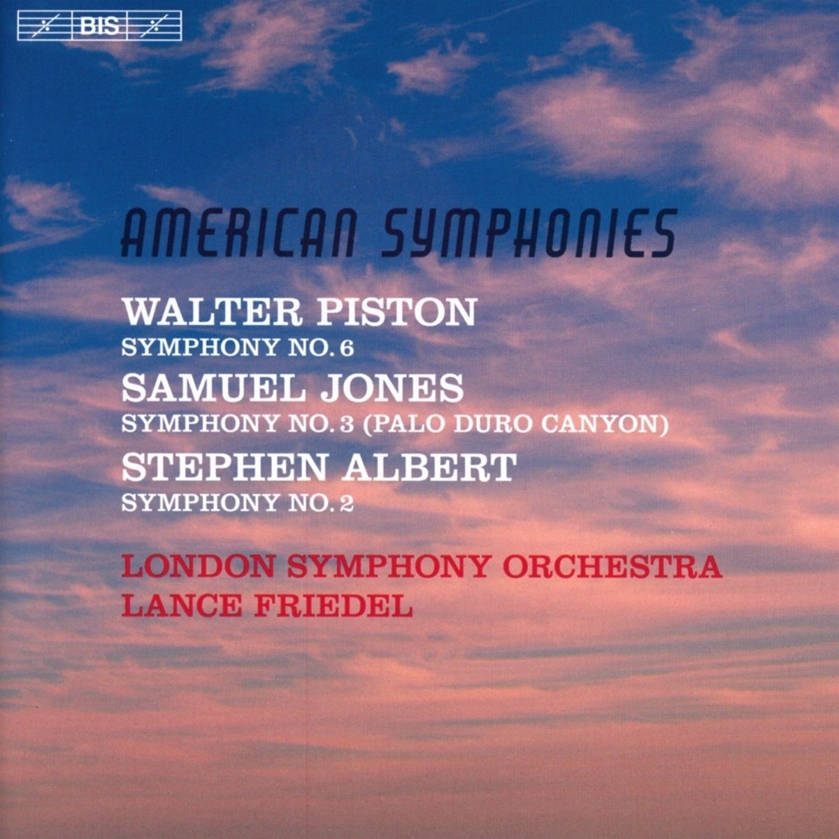 Afbeelding van London Symphony Orchestra, Lance Friedel - American Symphonies