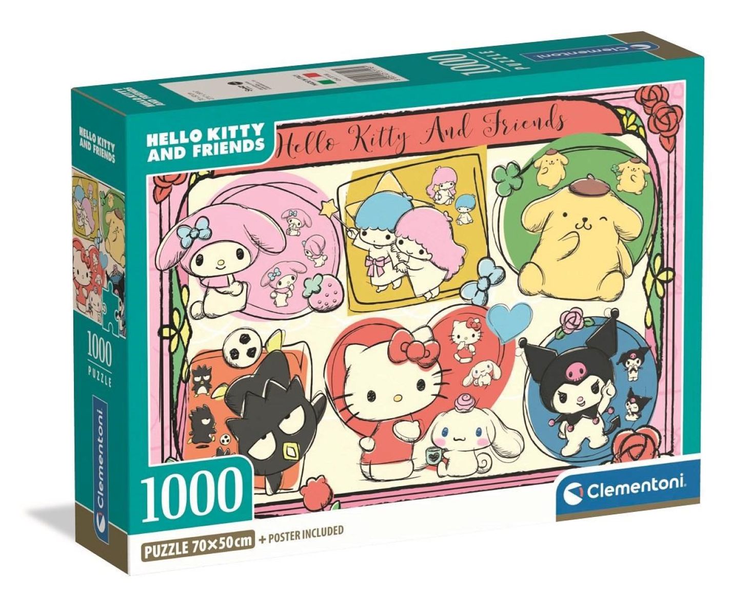 Afbeelding van Hello Kitty 2 (Compact Box 1000 stukjes)