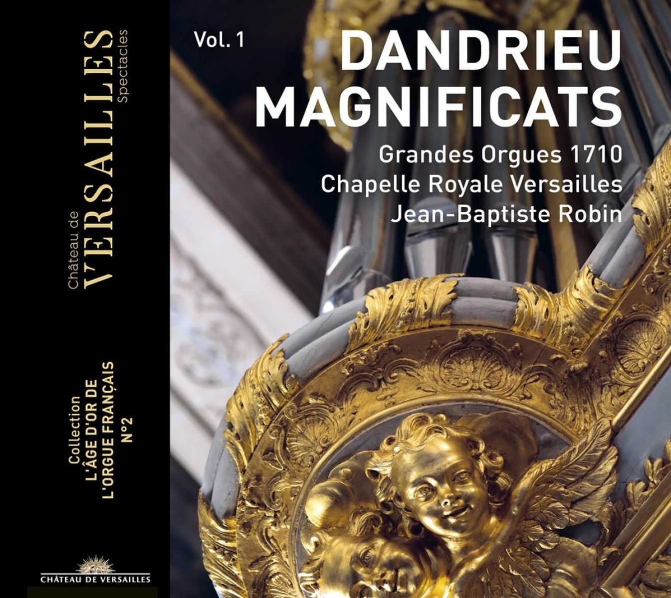 Afbeelding van Jean-Baptiste Robin - Dandrieu: Magnificats (Vol. 1) (Grande Orgues 1710 Chapelle Royale - Versailles)