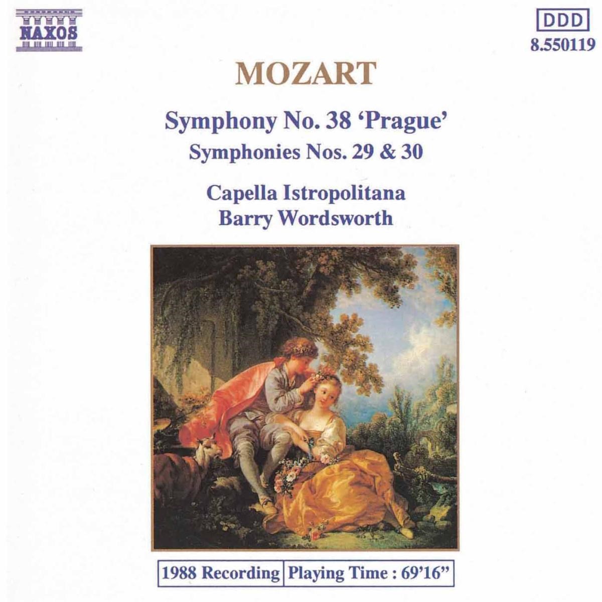 Afbeelding van Capella Istropolitana, Barry Wordsworth - Mozart: Symphonies 29, 30 & 28