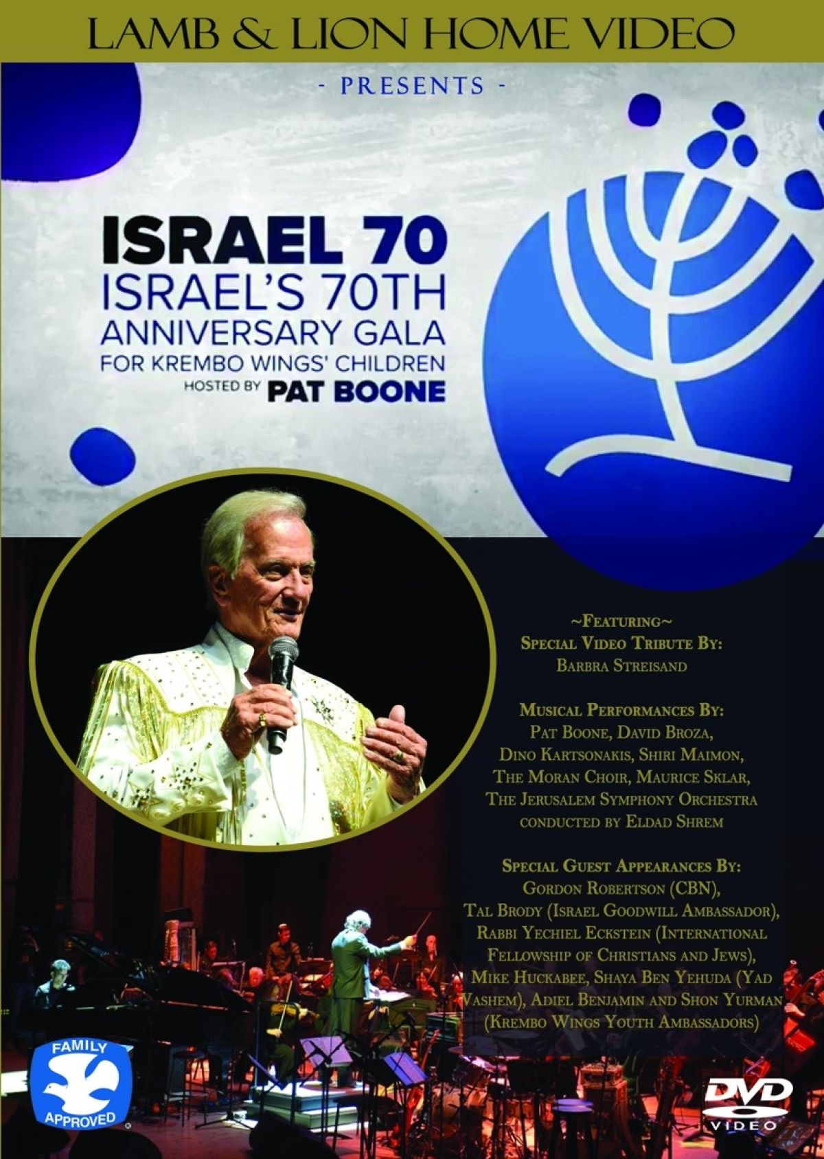 Various Artists, Pat Boone - Israel 70: Israel's 70th Anniversary Gala