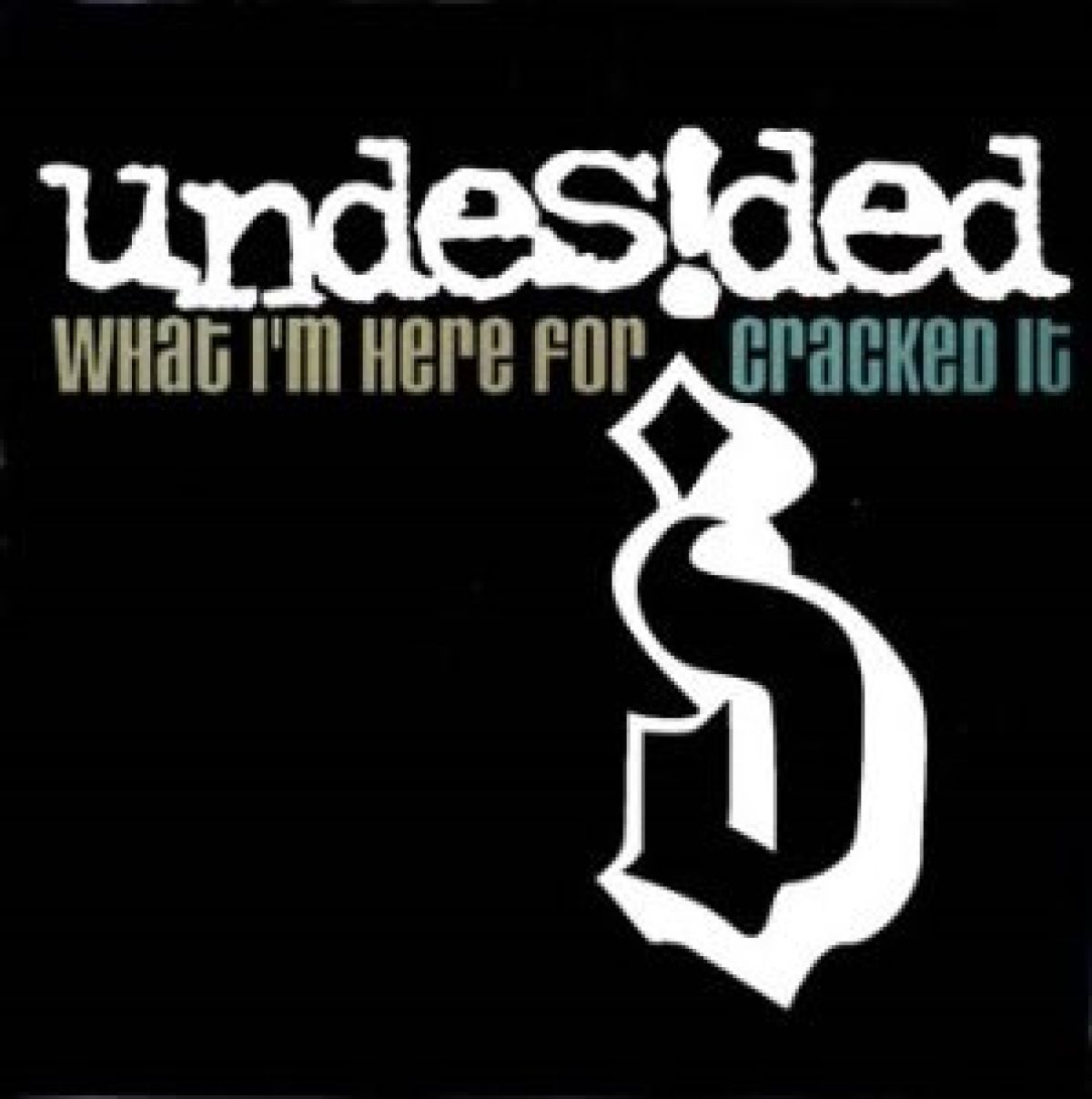 Afbeelding van Undesided - What I'm Here For / Cracked It