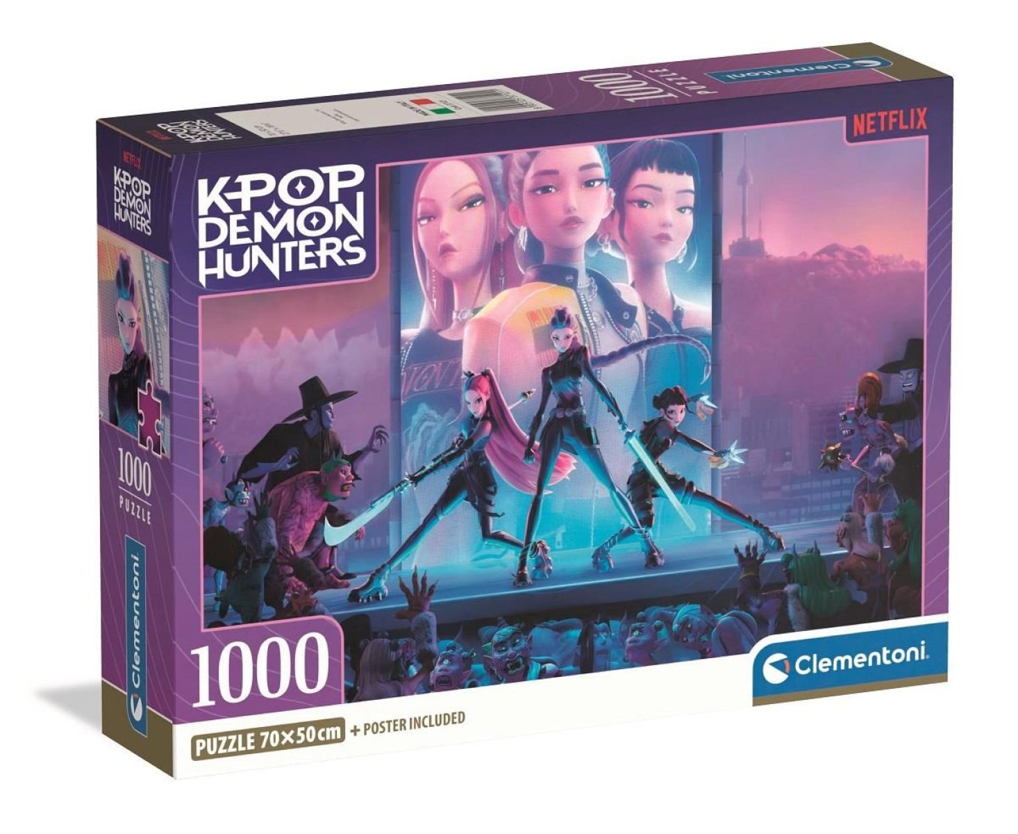 Afbeelding van K-Pop Demon Hunters (Compact Box 1000 stukjes)