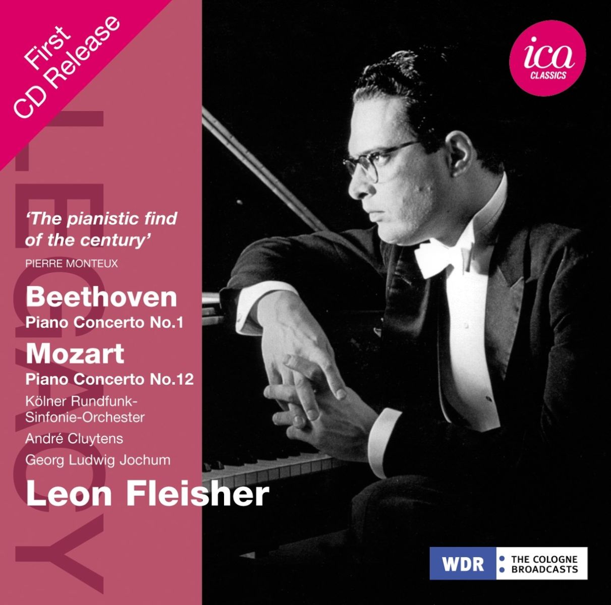 Afbeelding van Andre Cluytens, Leon Fleisher, WDR Sinfonieorchester - Beethoven & Mozart: Piano Concertos