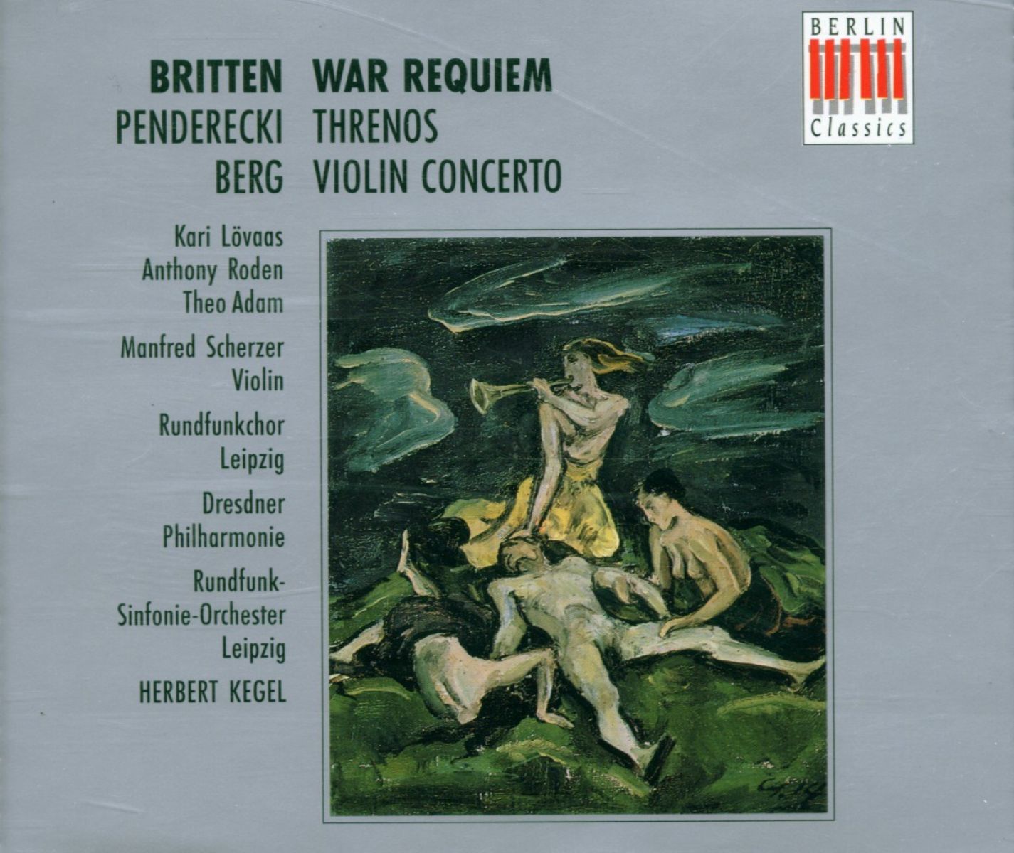 Afbeelding van Herbert Kegel - War Requiem | Threnos | Violin Concerto