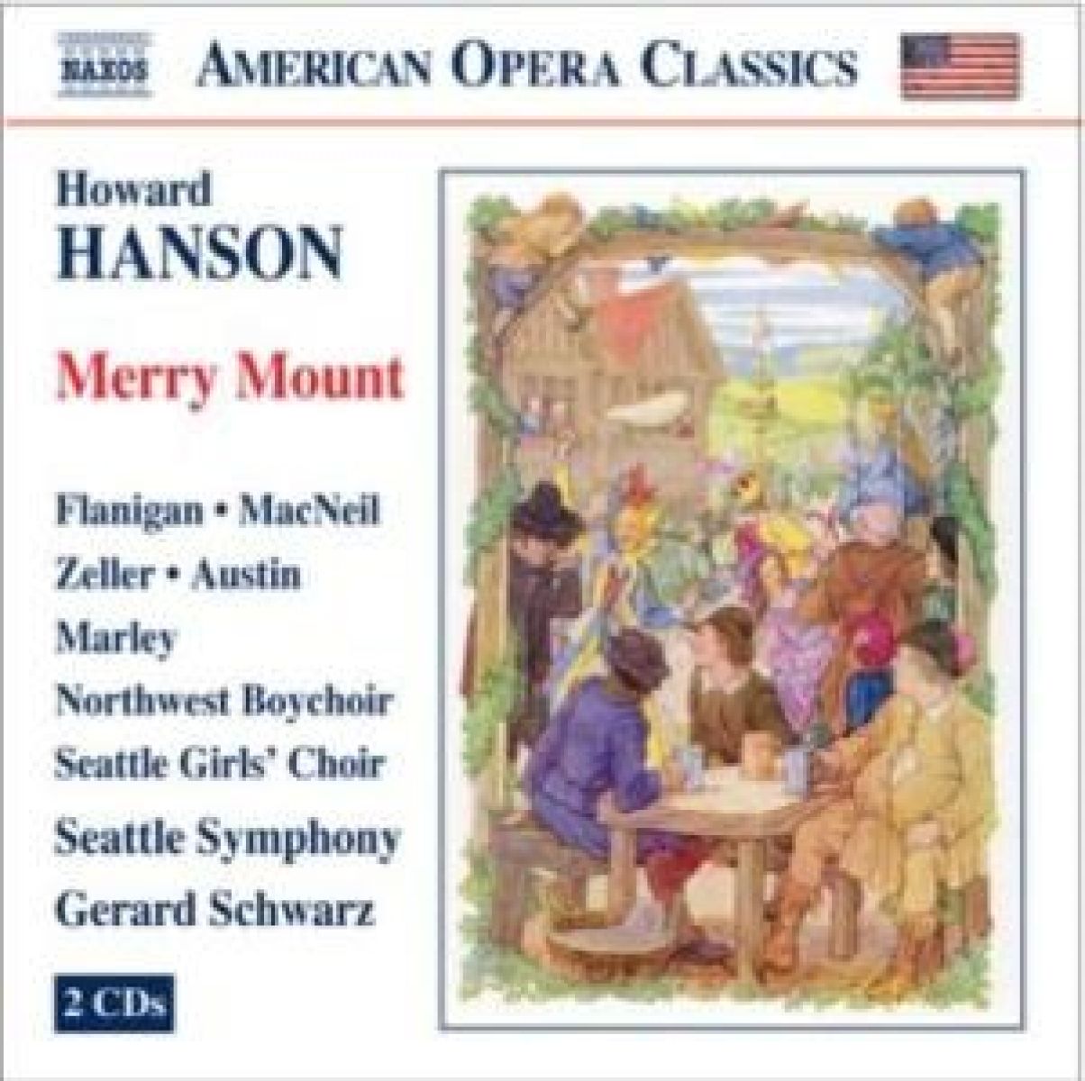 Afbeelding van Seattle Symphony, Gerard Schwarz - Hanson: Merry Mount