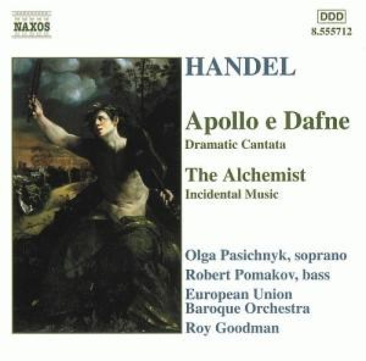 Afbeelding van European Union Baroque Orchestra - Händel: Apollo E Dafne - The Alchemist