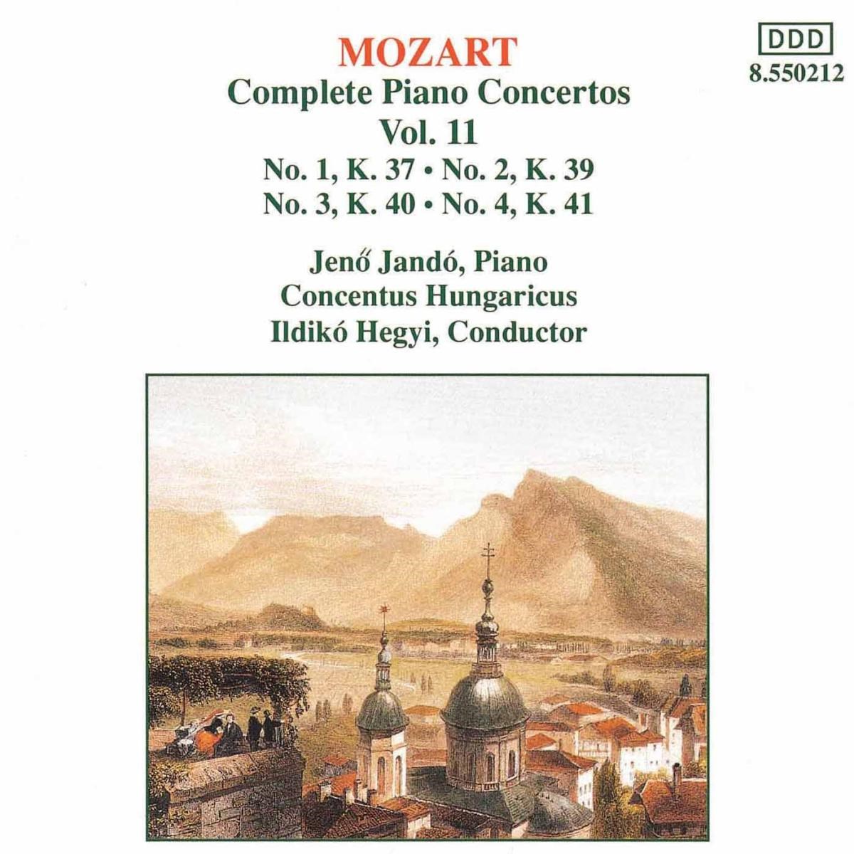 Afbeelding van Jeno Jandó - Mozart: Piano Concertos 11