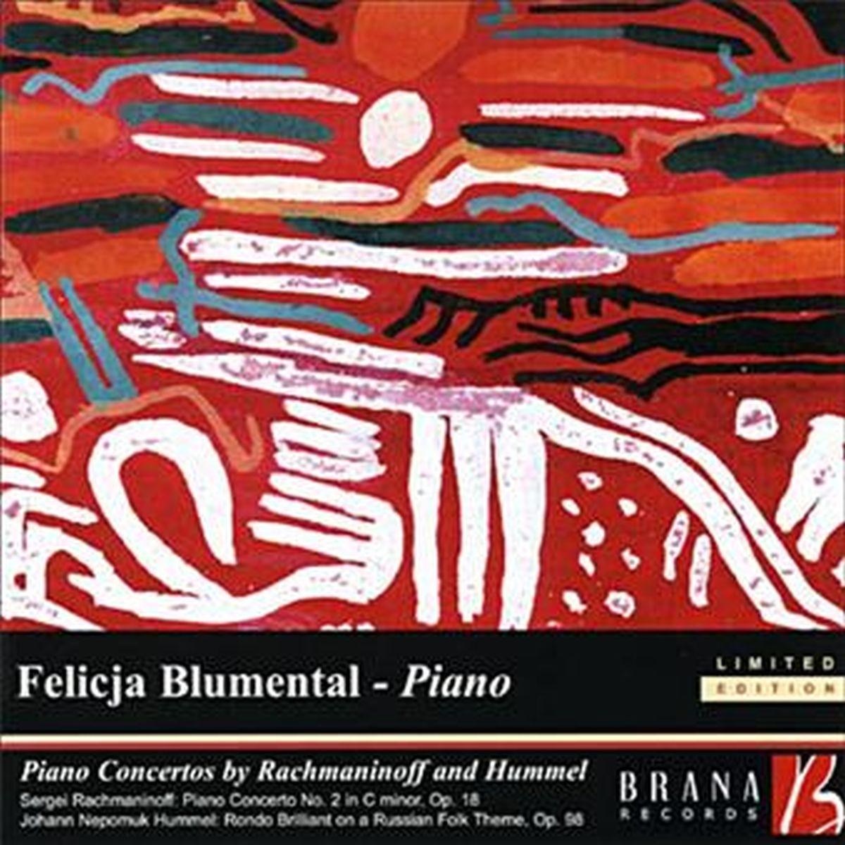 Afbeelding van Felicja Blumental , Orchestra of the Vienna Musikgesellschaft - Piano Concertos By Rachmaninoff & Hummel