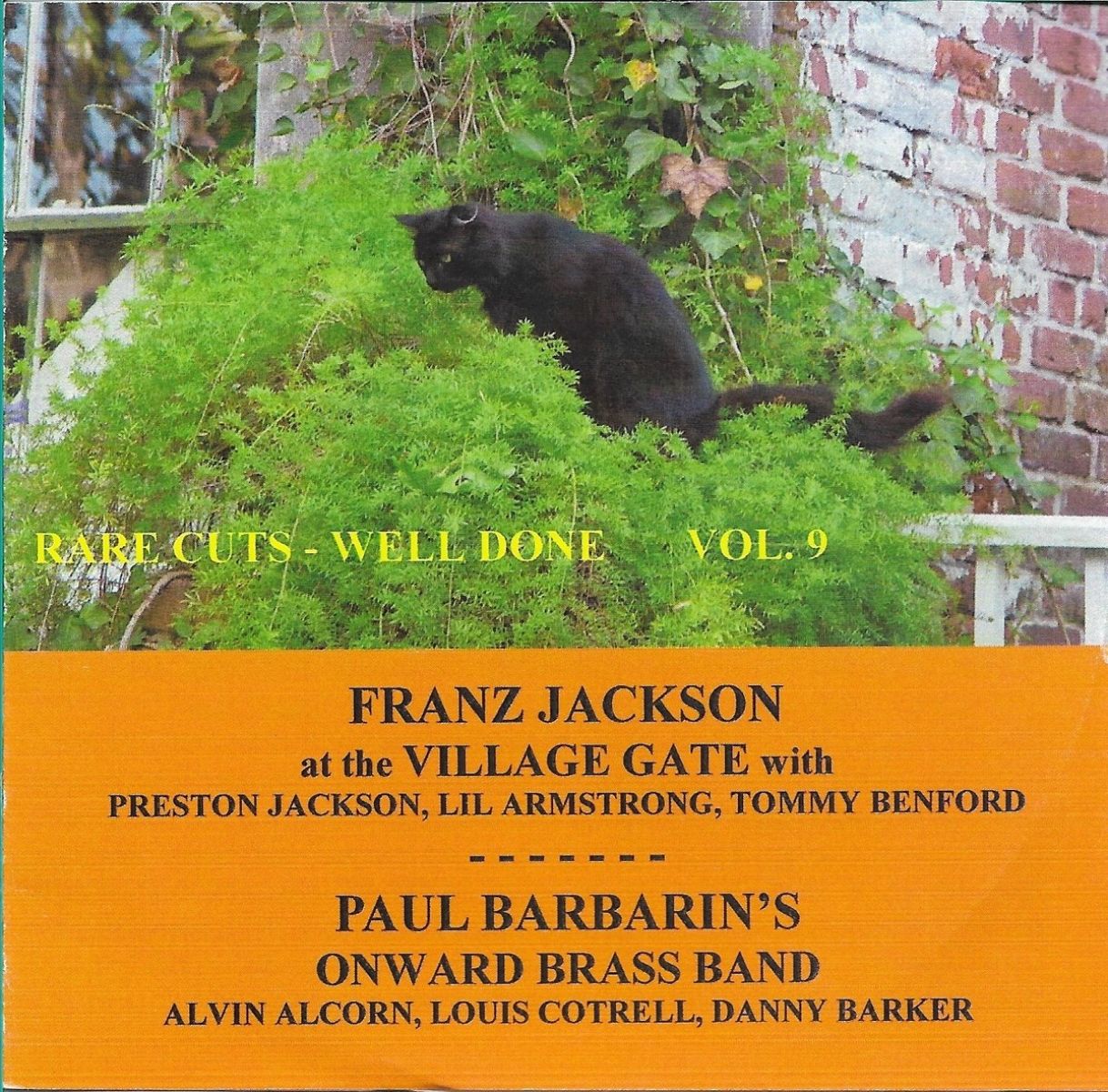 Afbeelding van Franz Jackson & Paul Barbarin - Rare Cuts - Well Done – Volume 9