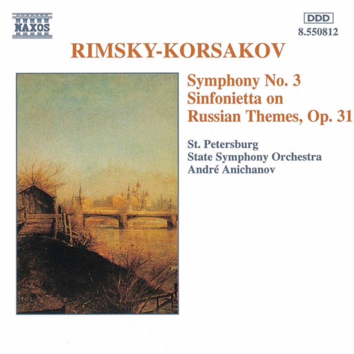 Afbeelding van St. Petersburg State Symphony Orchestra, André Anichanov - Rimski-Korsakov: Symphony 3 | Sinfonietta