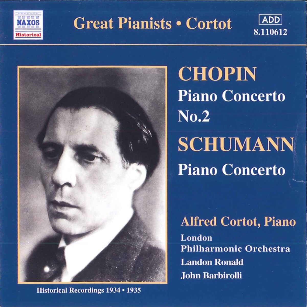 Alfred Cortot - Chopin: Piano Concerto No. 2 | Piano Concerto