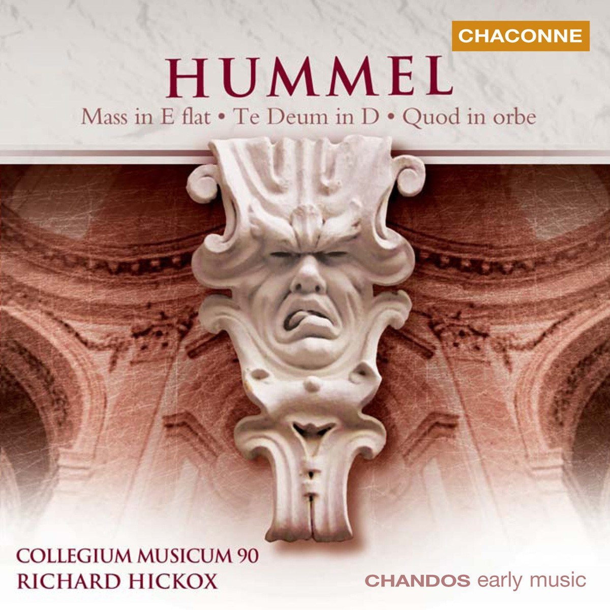 Afbeelding van Collegium Musicum 90, Richard Hickox - Hummel: Mass In E Flat | Te Deum | Quod In Orbe