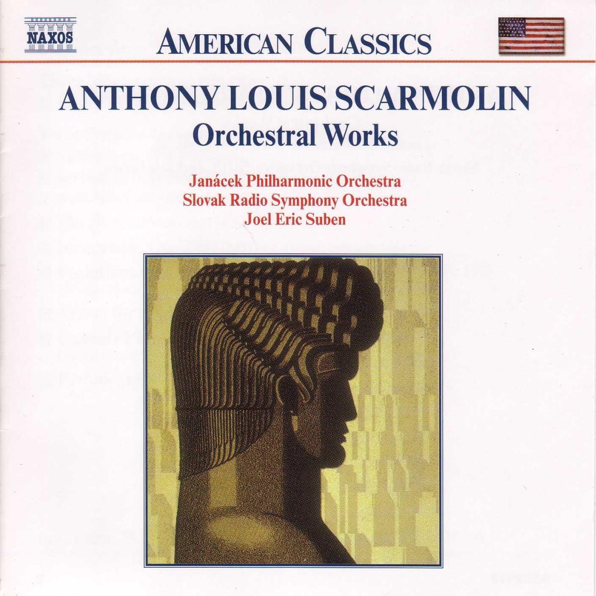 Afbeelding van Slovak Radio Symphony Orchestra, Janacek Philharmonic Orchestra, Joel Eric Suben - Scarmolin: Orchestral Works