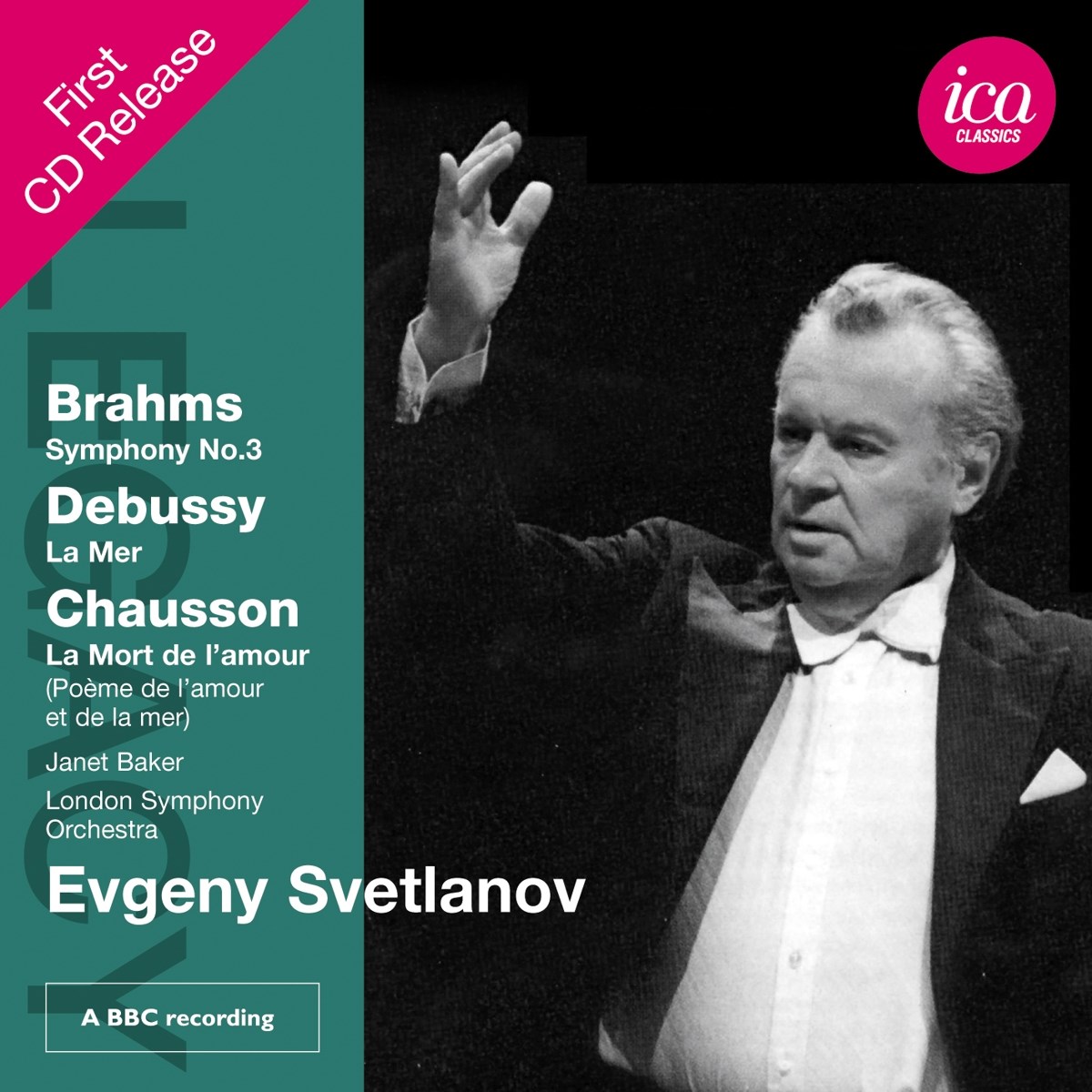 Afbeelding van Evgeny Svetlanov, London Symphony Orchestra - Brahms: Symphony No.3 | Debussy: La Mer - Chausson