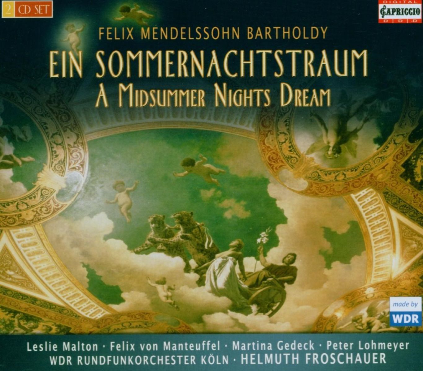 Afbeelding van WDR Rundfunkorchester Köln, Helmuth Froschauer - Mendelssohn: A Midsummer Nights Dream
