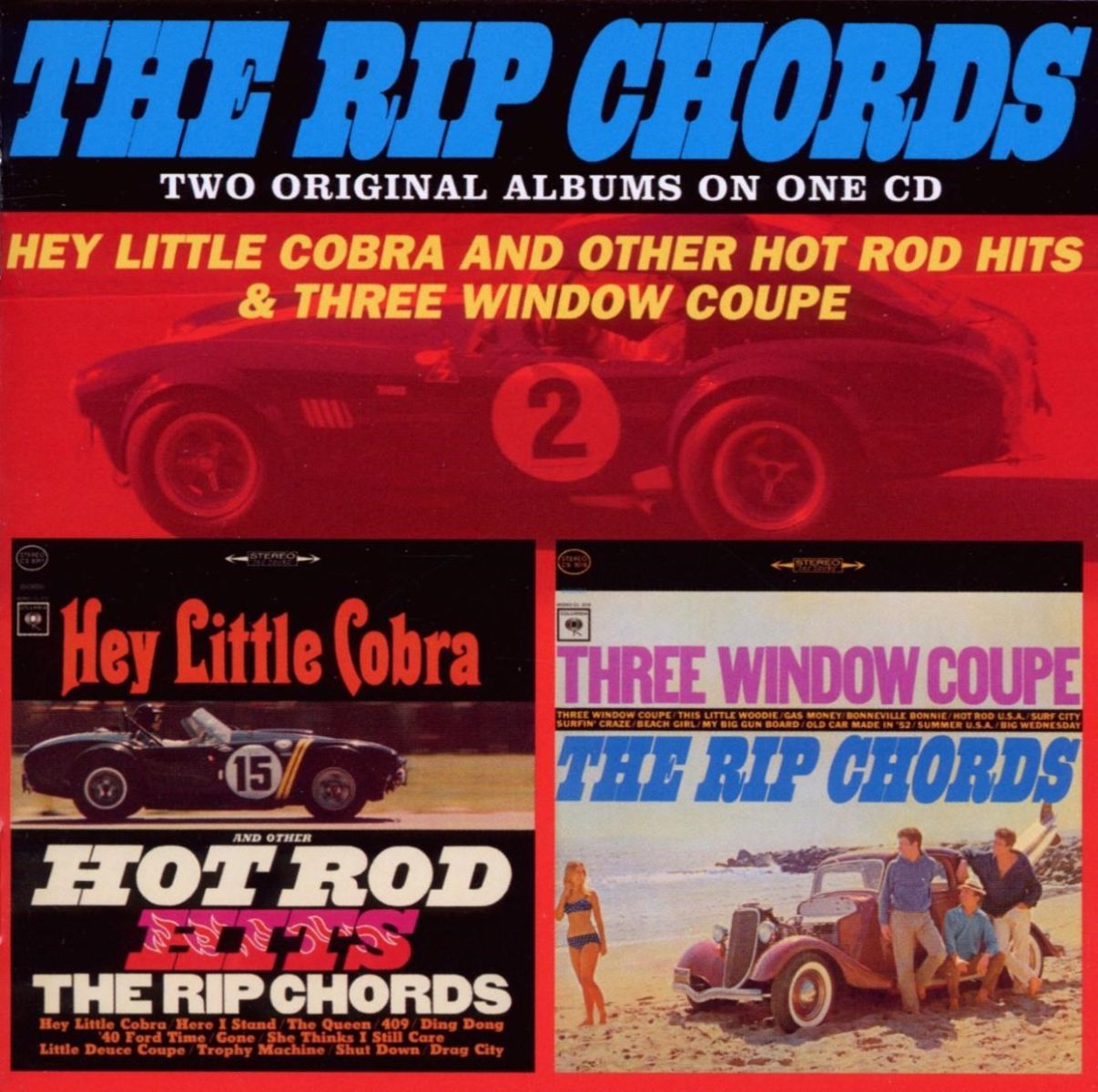 Afbeelding van The Rip Chords - Hey Little Cobra And Other Hot Rod Hits | Three Window Coupe