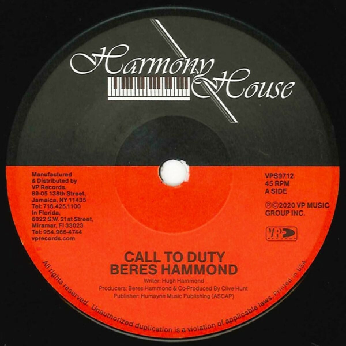 Afbeelding van Beres Hammond - Call To Duty/Survival