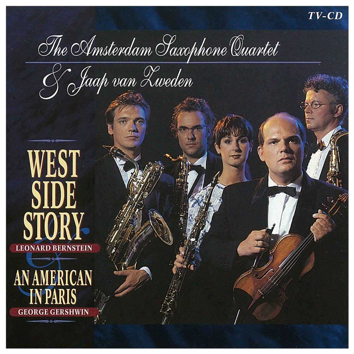 Afbeelding van Amsterdam Saxophone Quartet & Jaap Van Zweden - West Side Story & An American In Paris
