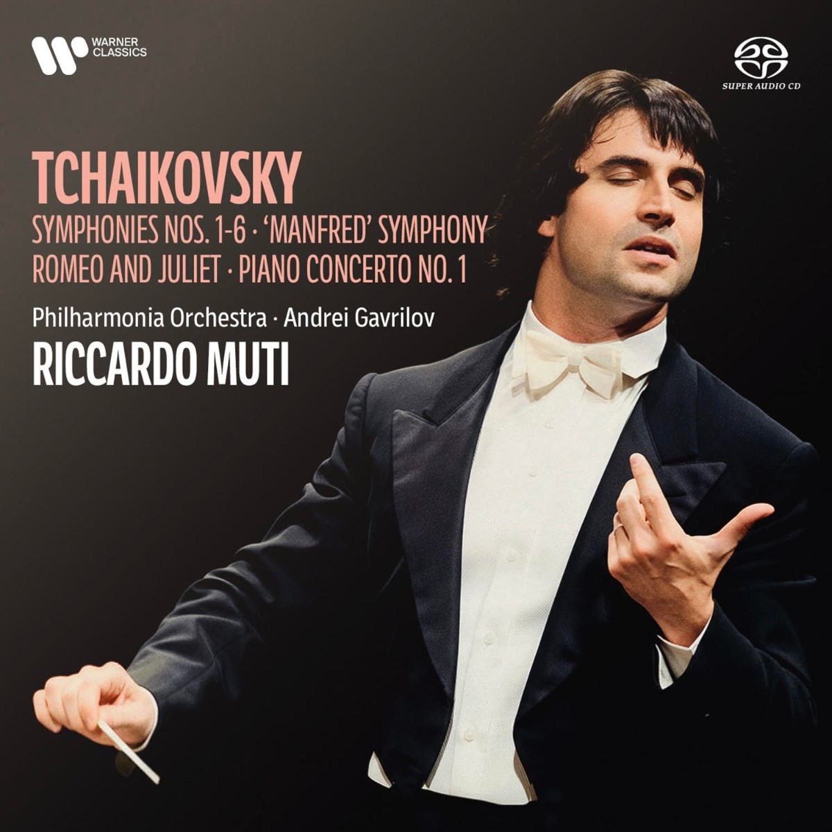 Afbeelding van Andrei Gavrilov, Philharmonia Orchestra & Riccardo Muti - Tchaikovsky: Symphonies 1-6, Manfred Symphony, Romeo & Juliet, Piano Concerto No.1